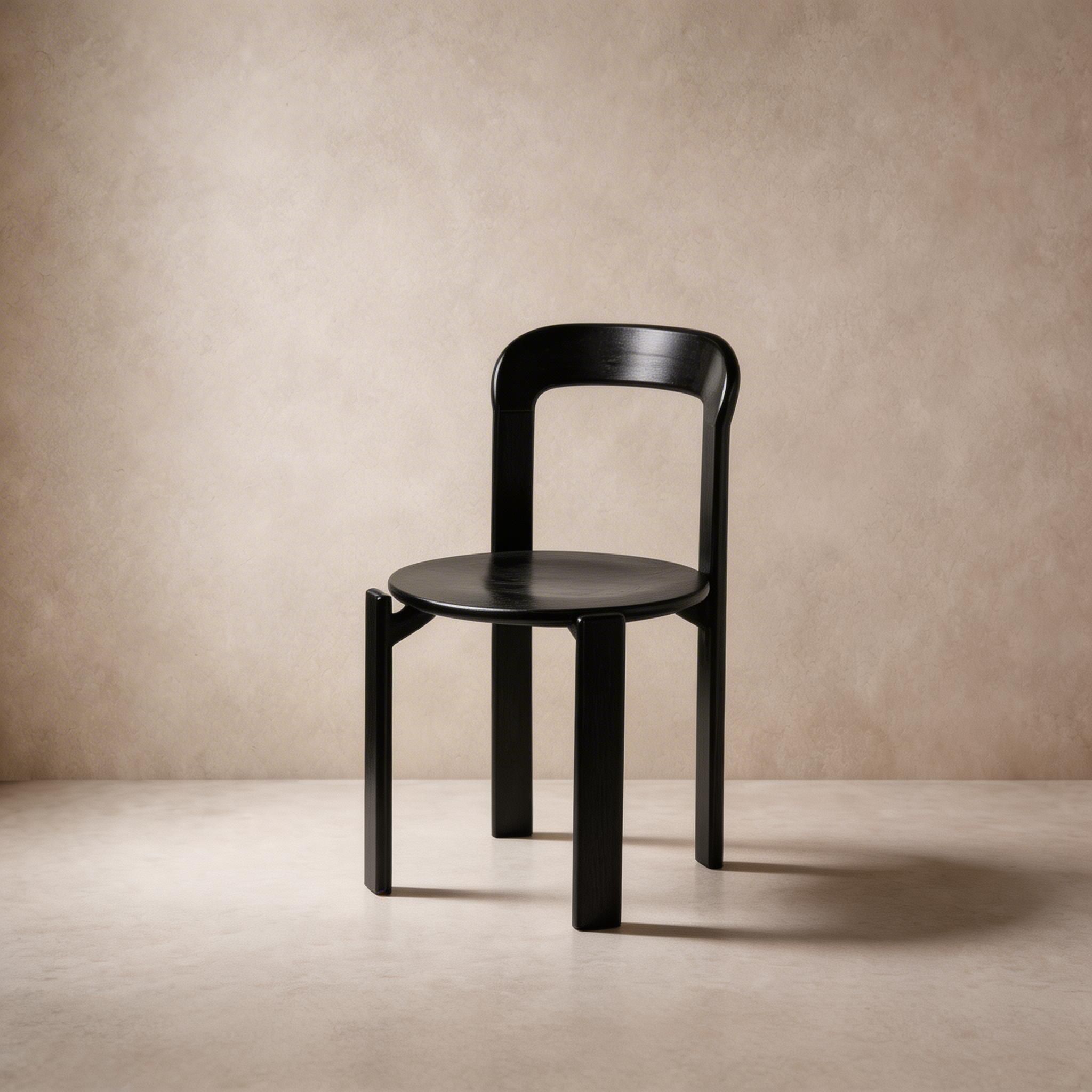 Scandinavian Natural Wood Armless Kitchen Chair 15.3inch Wide Non-Swivel 1 Piece - image 42