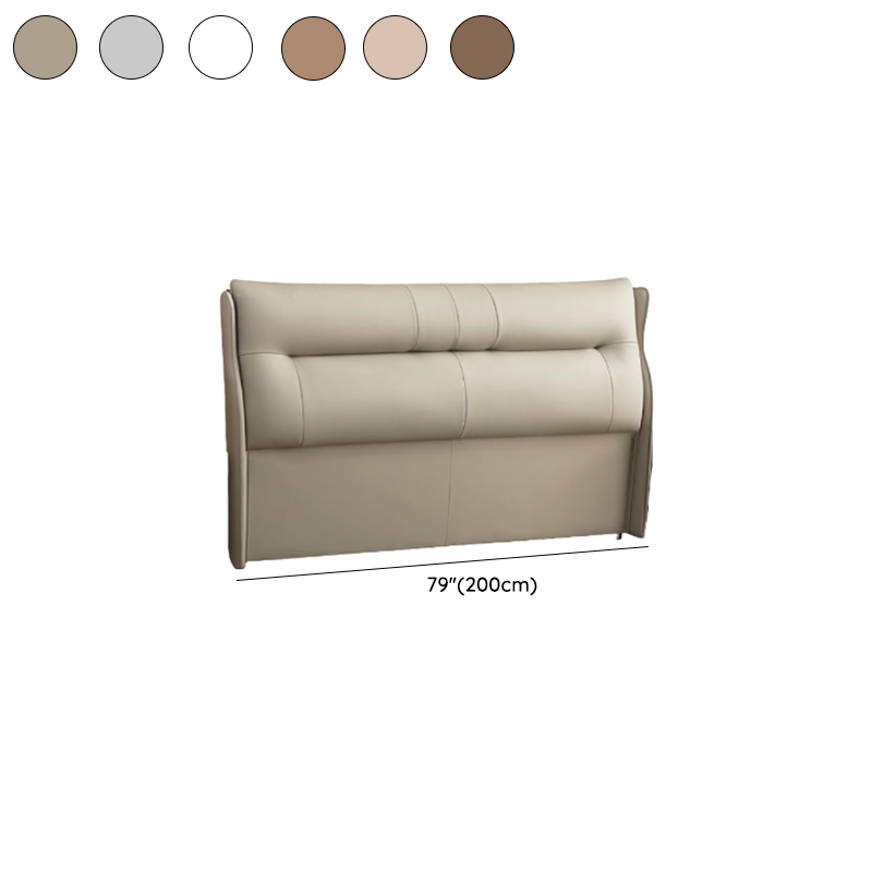 Modish No Distressing Timber Wingback Headboard with Rectangle Shape for King/Queen/Full Bed, Featuring Sponge Upholstery and Standard Height - image 14