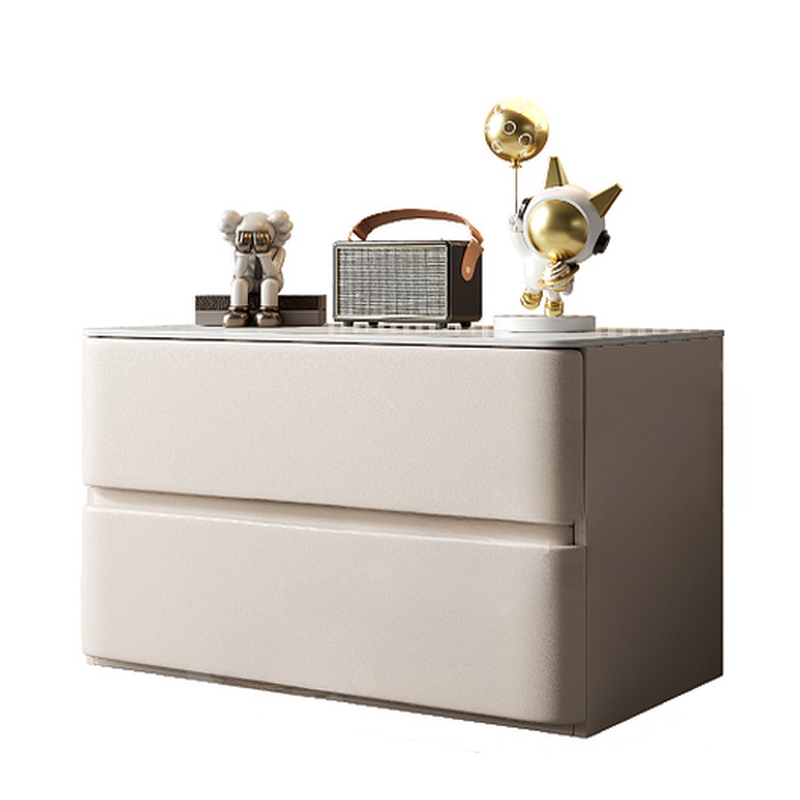 Postmodern Bedside Cabinet Nightstand with 2 Drawers - image 14