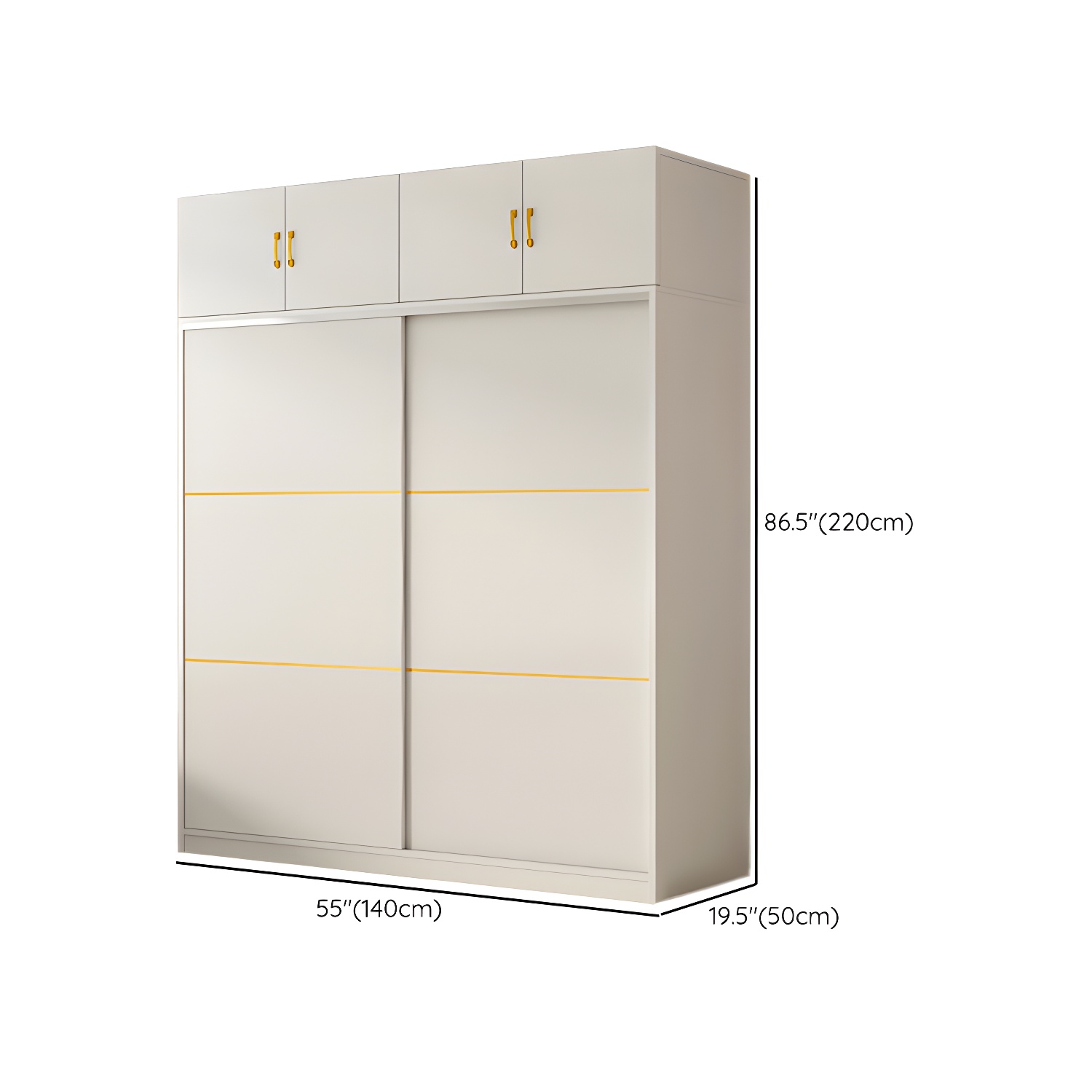Spacious White Wardrobe Armoire with Shelves and Clothing Rod - Your Perfect Closet Solution - image 19