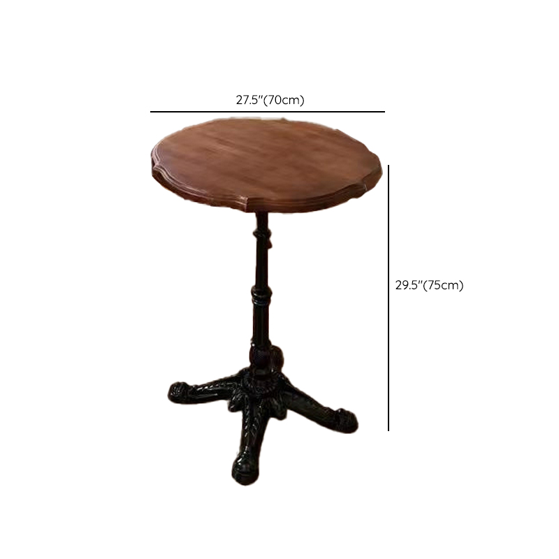 Standard Table Height Fixed Dining Table in Sand with a Natural Wood Tabletop for 2 in a Simplistic Style - image 17