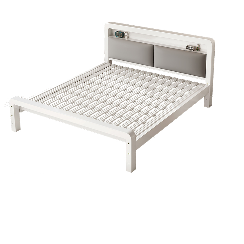 Minimalist Solid Color Iron Storage Included Bed with Leg for Living Room - image 4