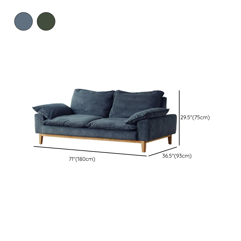 Contemporary Seats 2/1 Person Straight/L-Shaped Horizontal Left Sofa Couch /Chaise with Natural Wood Frame - image 21