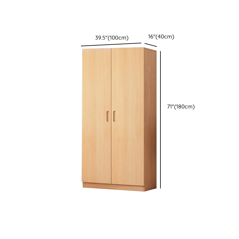 Freestanding Natural Wood Natural Wardrobe - image 14