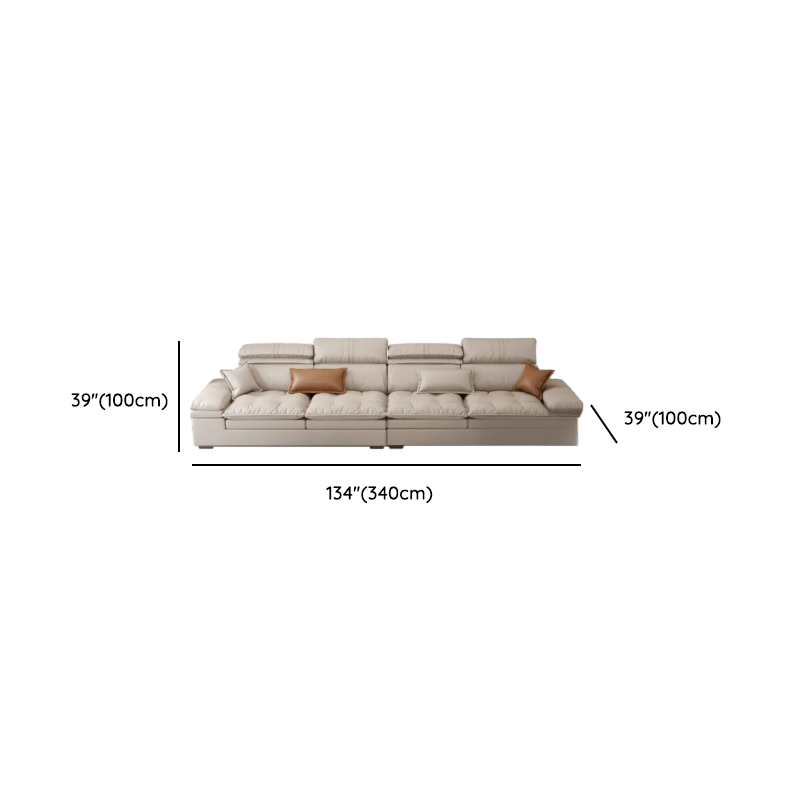 Comfortable L-Shape Corner Sectional Seats 5, Right Hand Facing with Down Seat Fill - image 6