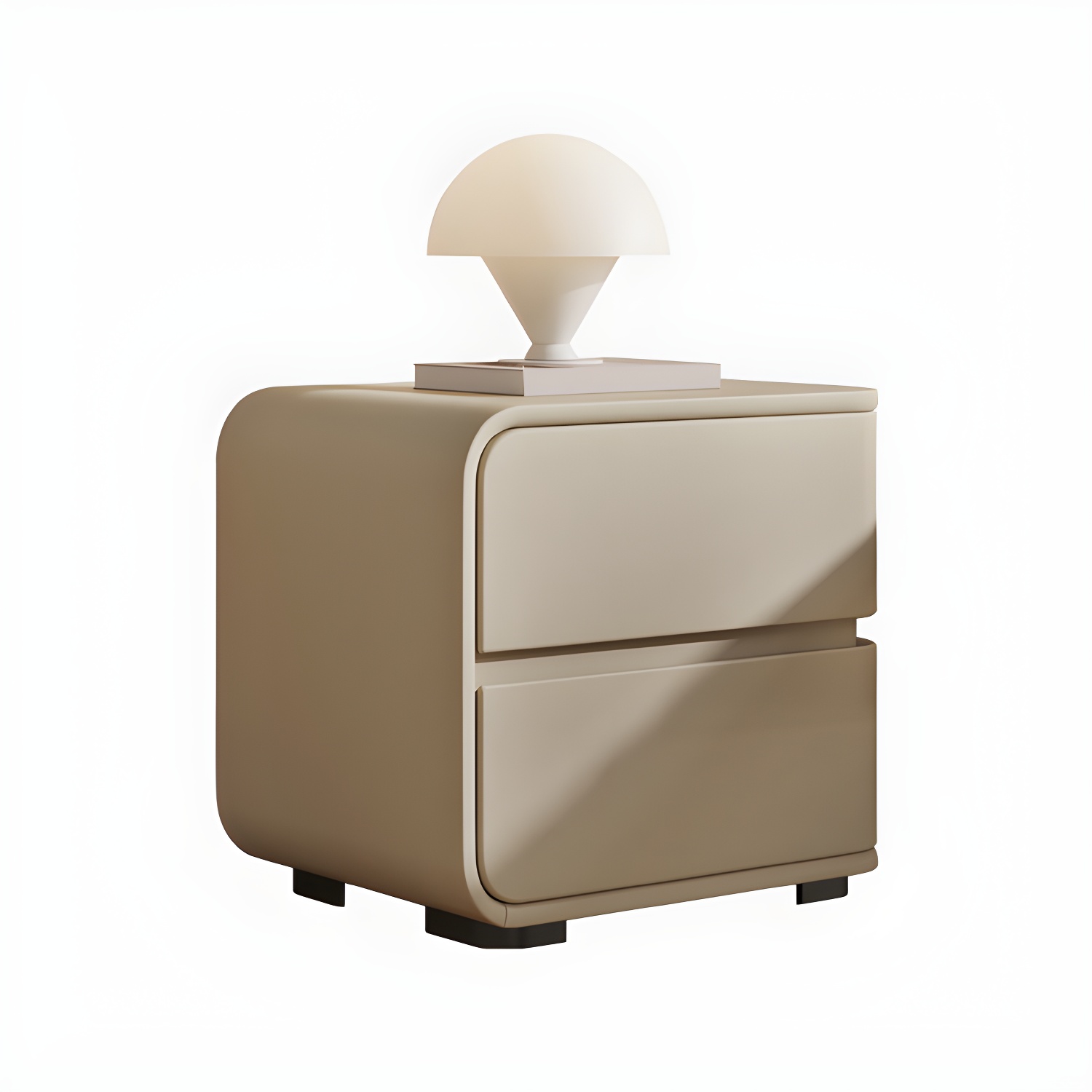 Scandinavian Pine Accent Table Nightstand Drawers Included with Legs - image 6