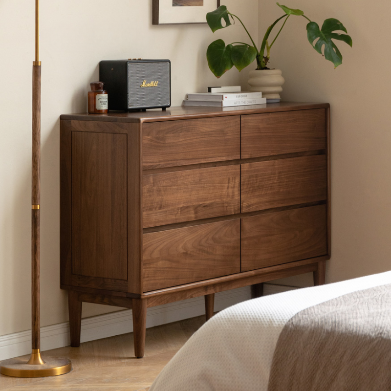 Modish Horizontal/Vertical Cocoa Double Dresser/Lingerie Chest in Raw Wood with 5 Drawers/7 Drawers/6 Drawers - image 4