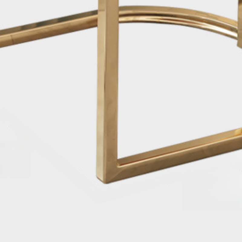 Minimalist Arm Chair with Cushioned Seat, Arms, Metallic Metal Legs, and Low Back - image 21