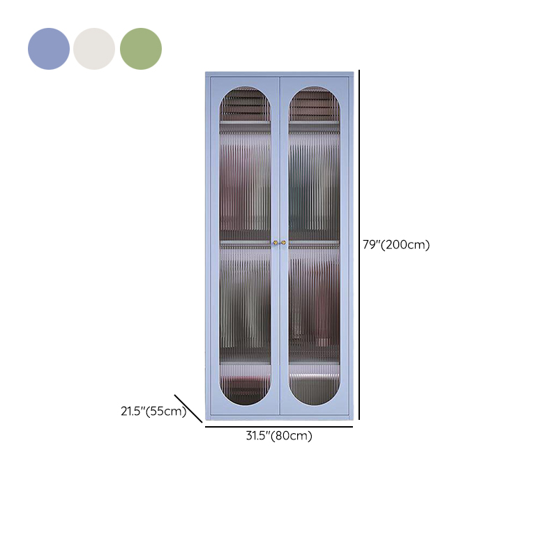 Modish Armoire Cabinet with Adaptable Shelf and Clothing Rod - image 11