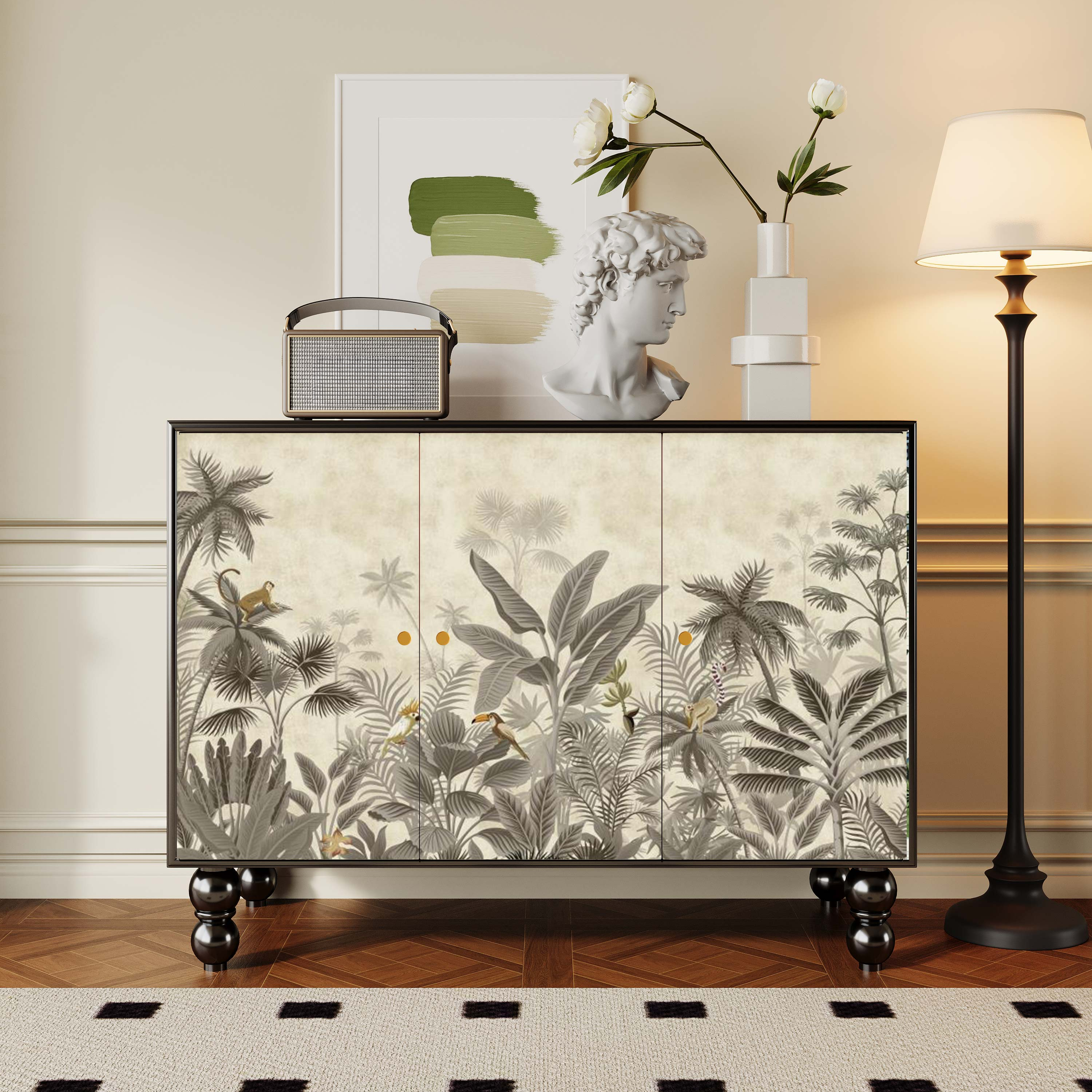 Parlor Detached Sideboard with Six Internal Shelves and Benchtop - image 27