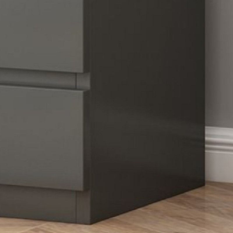 Vertical/Horizontal Gray Double Dresser/Bachelor Chest/Semainier with 5 Drawers/3 Drawers/8 Drawers in a Modern Style - image 7