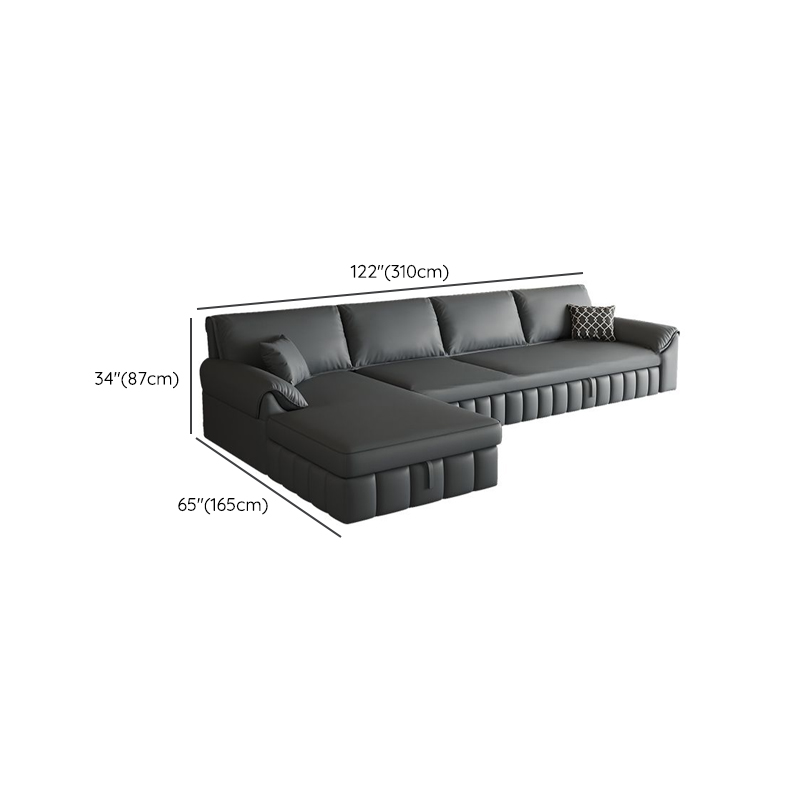 L-Shape/Straight Left Hand Facing/Horizontal Sofa Recliner/Convertible Sofa with Under-seat-storage - image 15