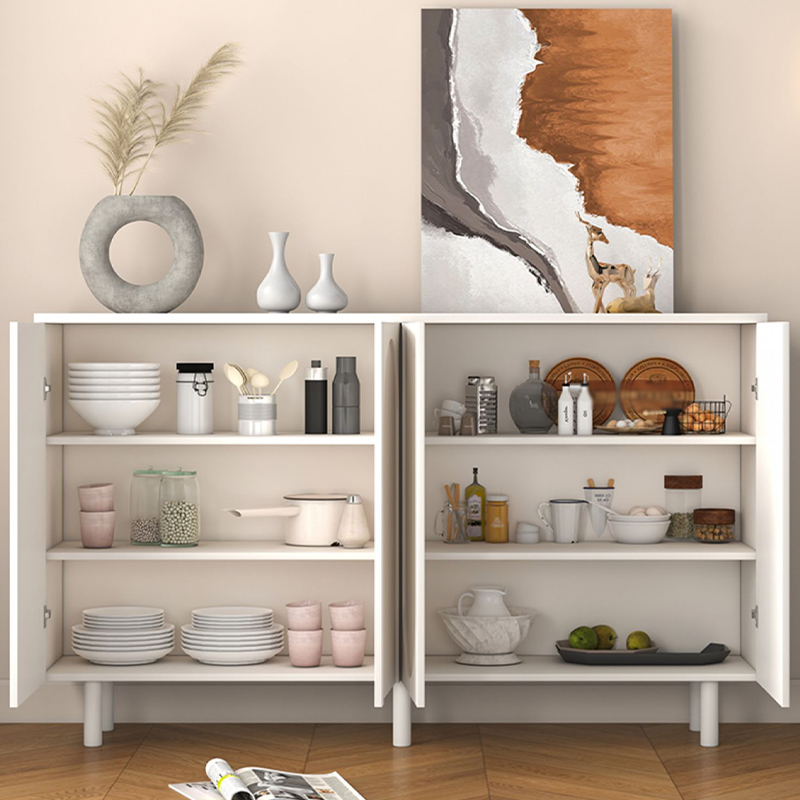 Modern Living Room Manufactured Wood Buffet Sideboard in White - image 2