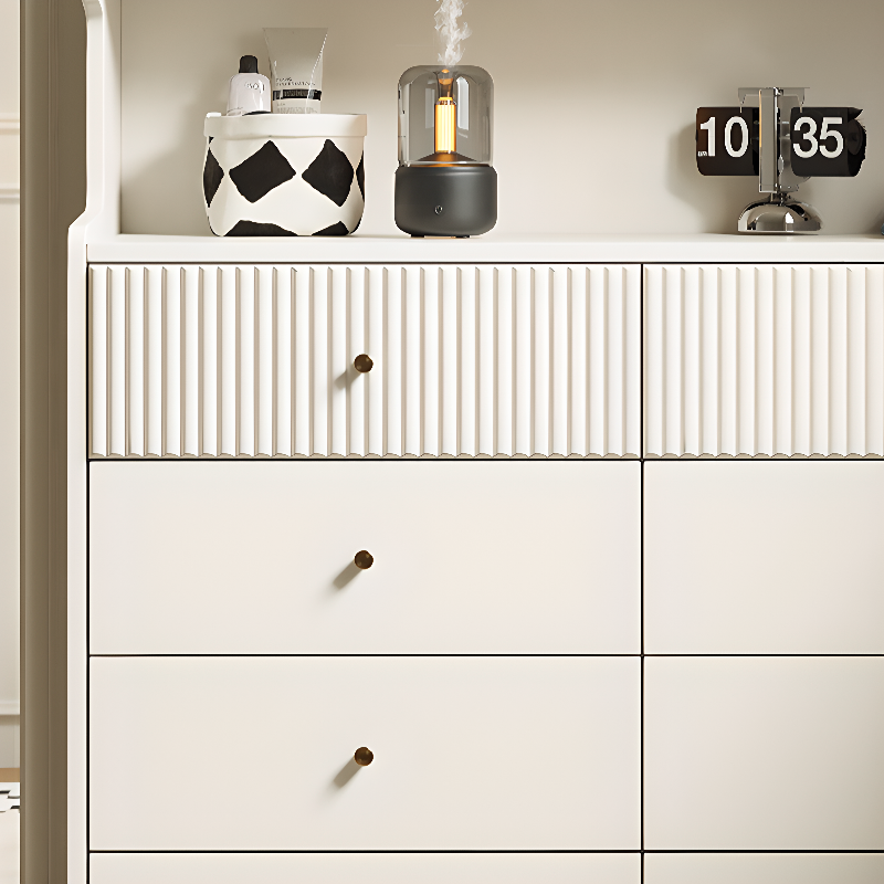 Casual Composite Wood Bachelor Chest/Console Dresser with Shelves, 4 Drawers/8 Drawers, Vertical/Horizontal Orientation - image 8