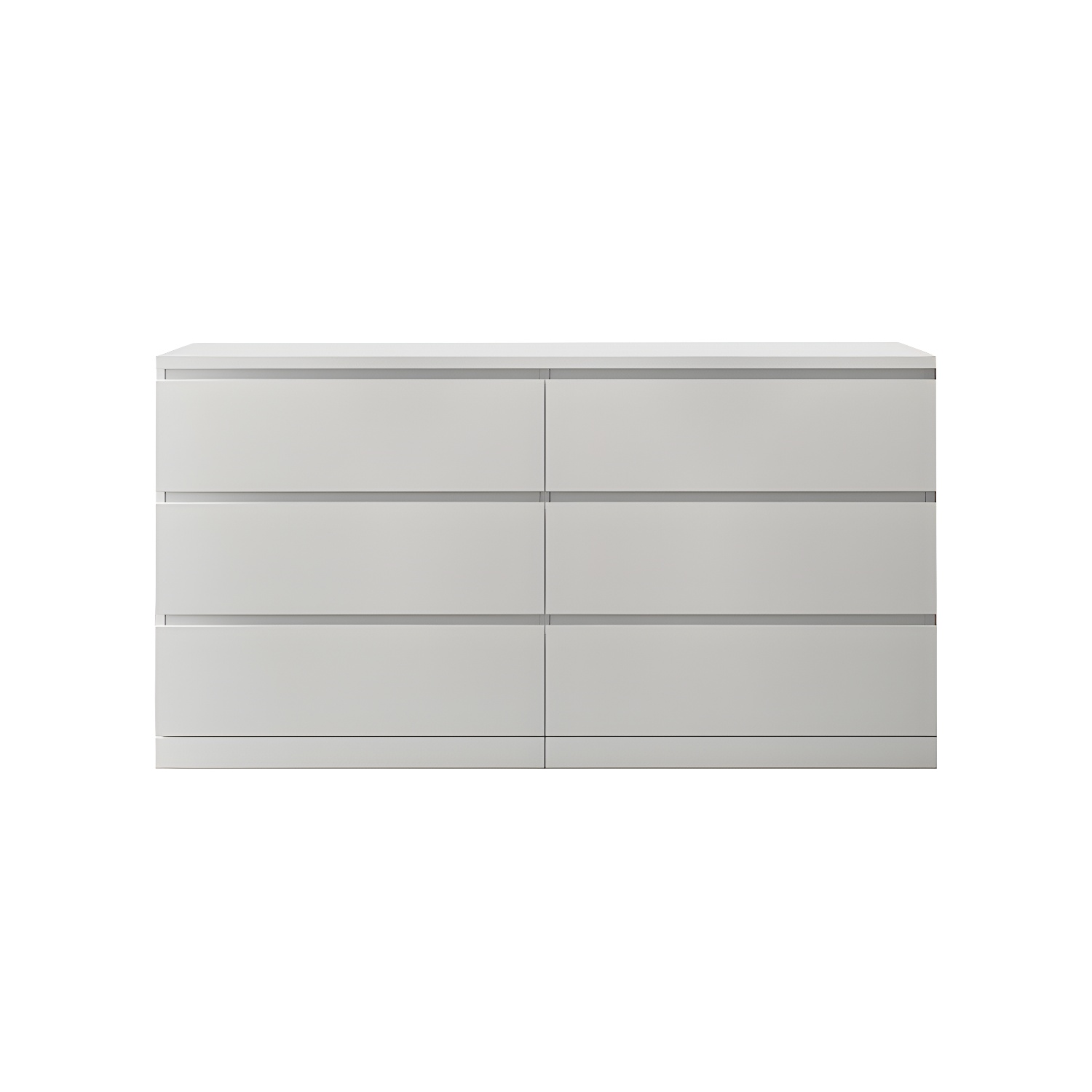 Contemporary 15.7" Wide White Chest Soft-Close Drawers Storage Chest - image 5