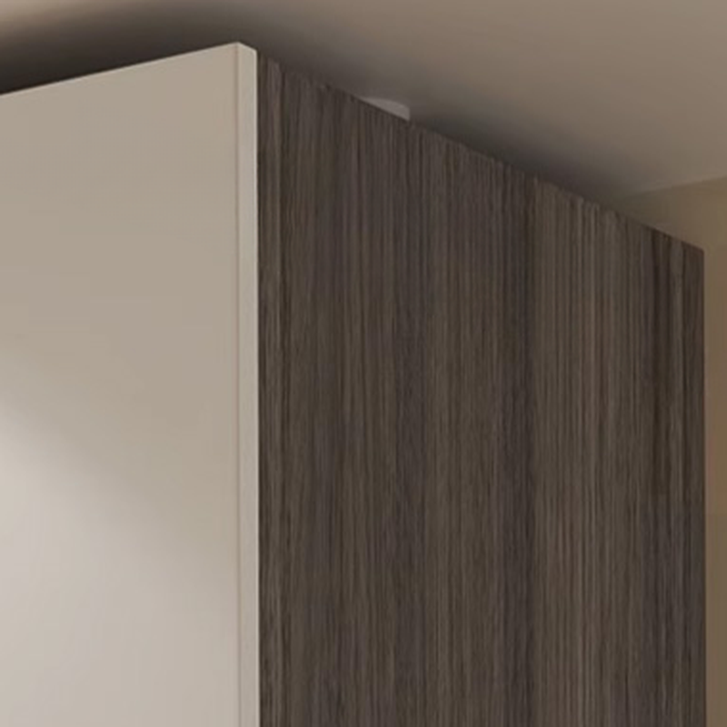 White Modish Wooden Independent Armoire Cabinet with Soft Close Drawer, Soft Close Door, and Interior Shelves - image 7