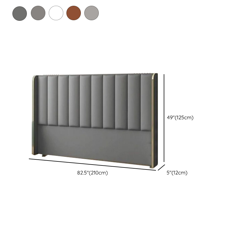 Modish Style Wingback Headboard in Timber with No Distressing, Rectangle Shape for King/Queen/Full Bed, Featuring Sponge Upholstery and Standard Height - image 12