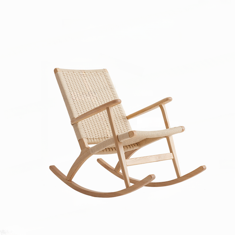 Wood Front Porch Rocking Chairs with Rear Back, Stationary - image 17