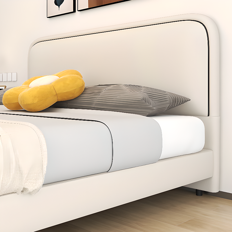 Simplistic Free-standing Standard Twin(38"W x 75"L) Panel No Distressing With Legs in Wood and Sponge - image 10
