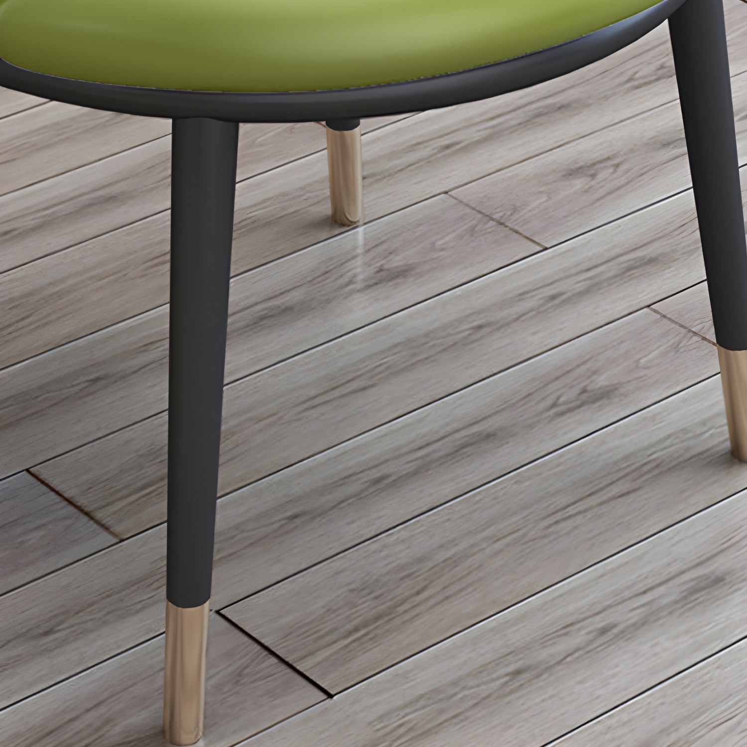 Faux Leather Contemporary Dining Chair with 4 Legs Matte Finish Solid Back Chair - image 24