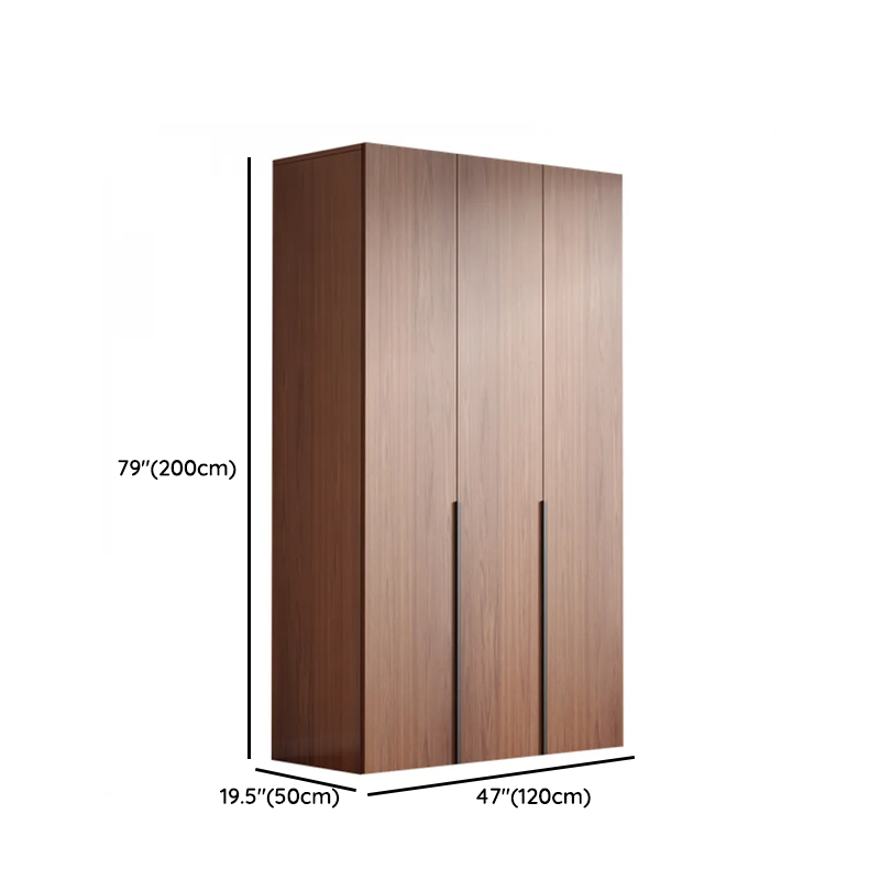 Sepia Minimalist Lumber Independent Cabinet Armoire with Soft Close Door, Interior Shelves, and Hanging Rod - image 10