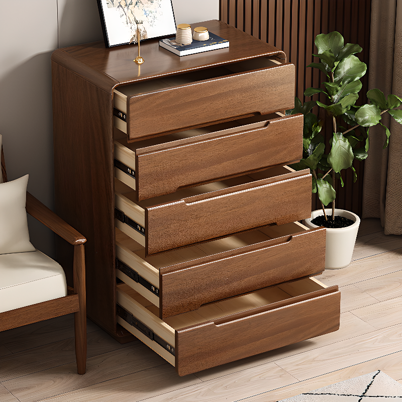 Trendy Raw Wood Horizontal/Vertical Bachelor Chest with 5 Drawers/4 Drawers/6 Drawers - image 5