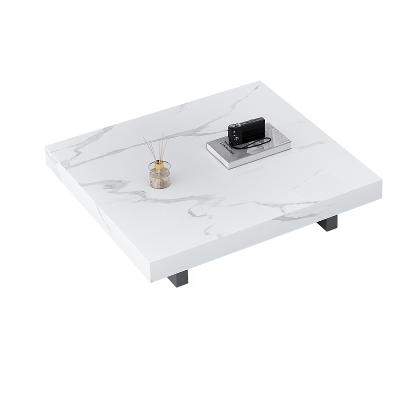 Square Board Game Coffee Table with Sled Base Suitable for Living Room Use - image 4