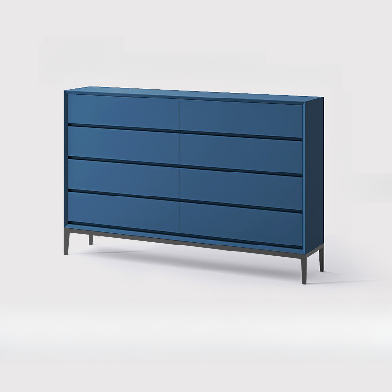 Trendy Raw Wood Console Dresser, Horizontal with 8 Drawers - image 2