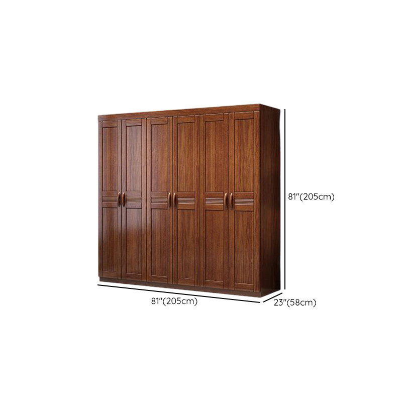 Sepia Modish Laminate Armoire Cabinet with Soft Close Door, Interior Shelves, and Clothing Rod - image 7