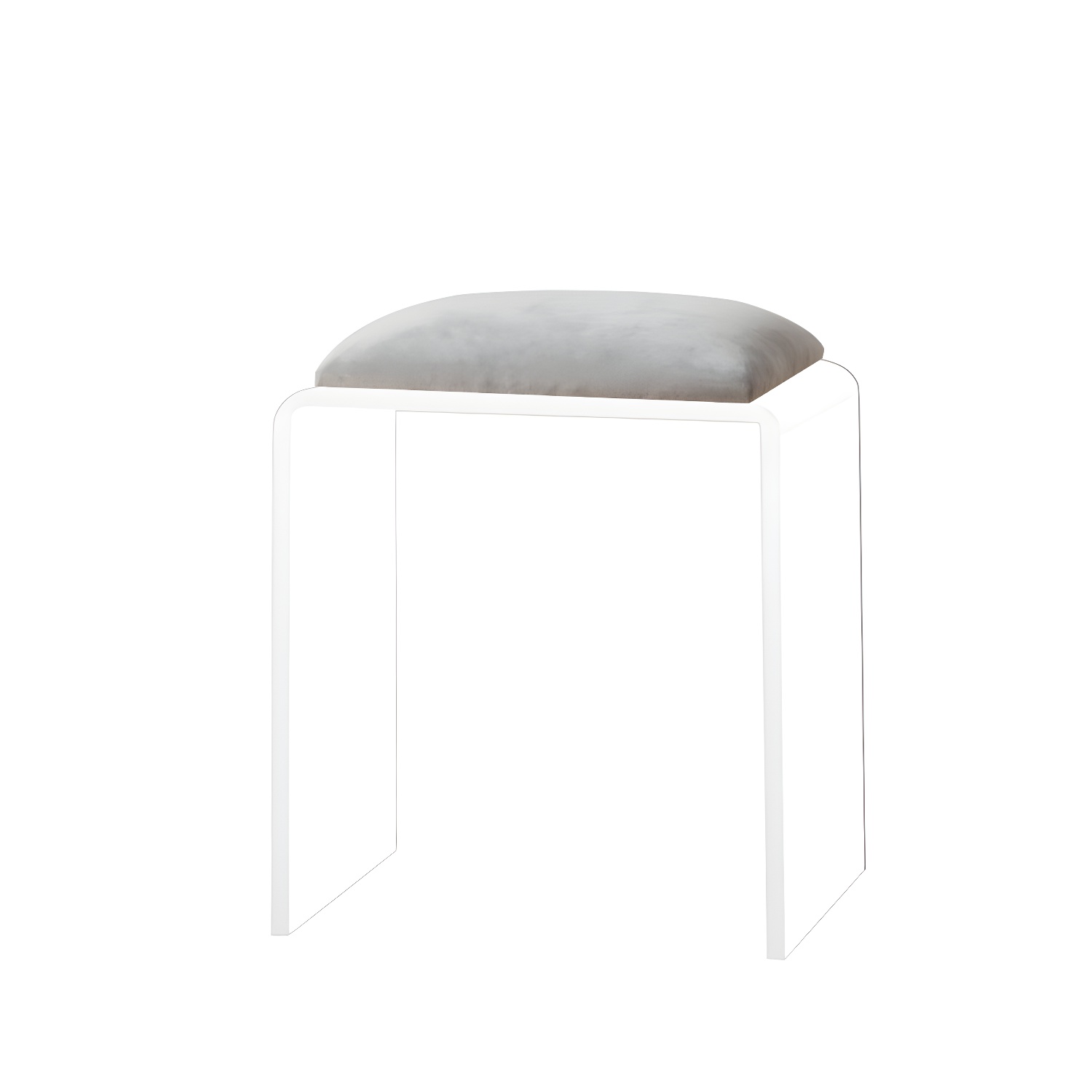 Contemporary Acrylic Vanity Desk 2-Drawer Vanity Dressing Table - image 2