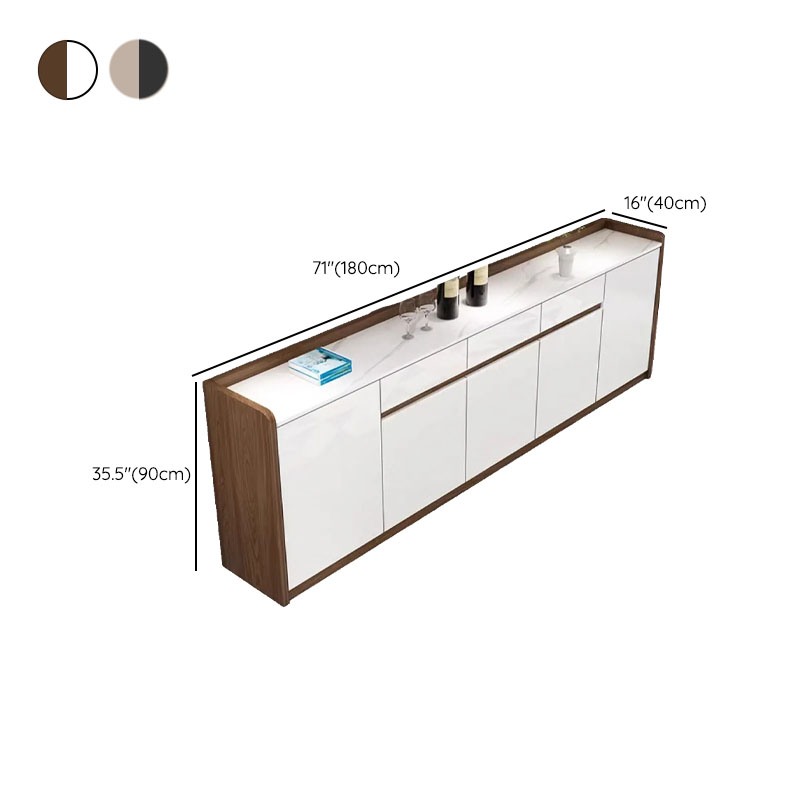 Self-supporting Sintered Stone Sideboard, Adjustable Shelf & Larder, 3 Drawers/2 Drawers, 5 Doors/4 Doors/3 Doors, Standard - image 19