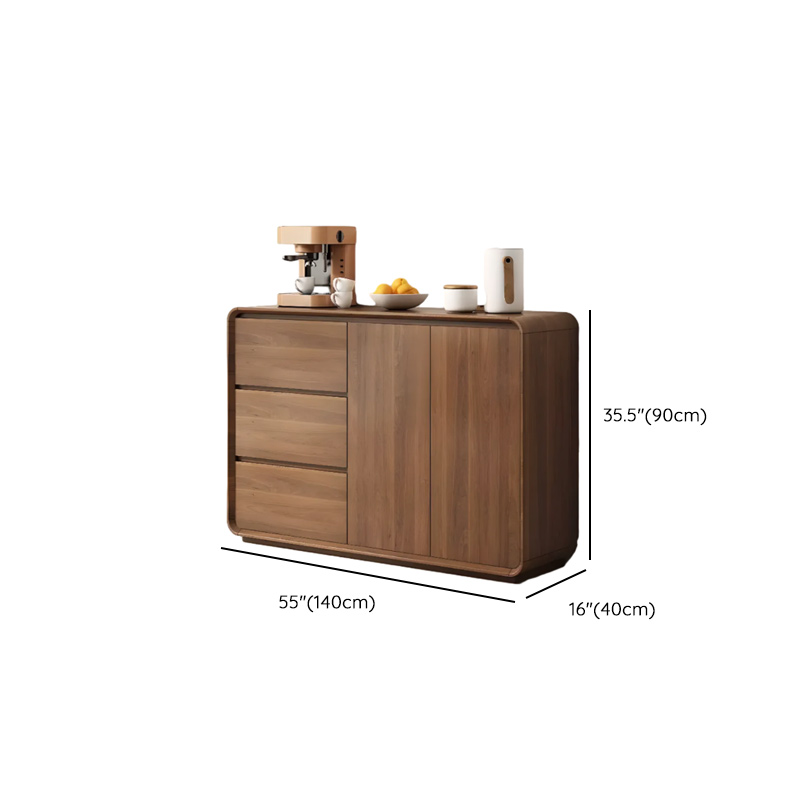 Ground Detached Cocoa Worktop Sideboard with Kitchen Gadget Storage for Culinary Space - image 6
