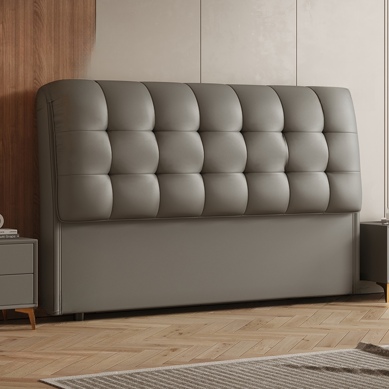 Simplistic Style Panel Headboard with No Distressing, Piled Tufted Rectangular Design for Queen/Full/Twin XL Bed, Featuring Sponge Upholstery and Standard Height - image 4
