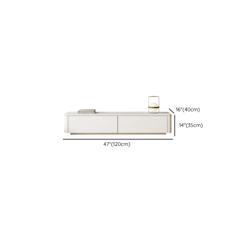 Ivory Rectangular Wall-supported TV Stand with 6 Drawers/5 Drawers - image 30