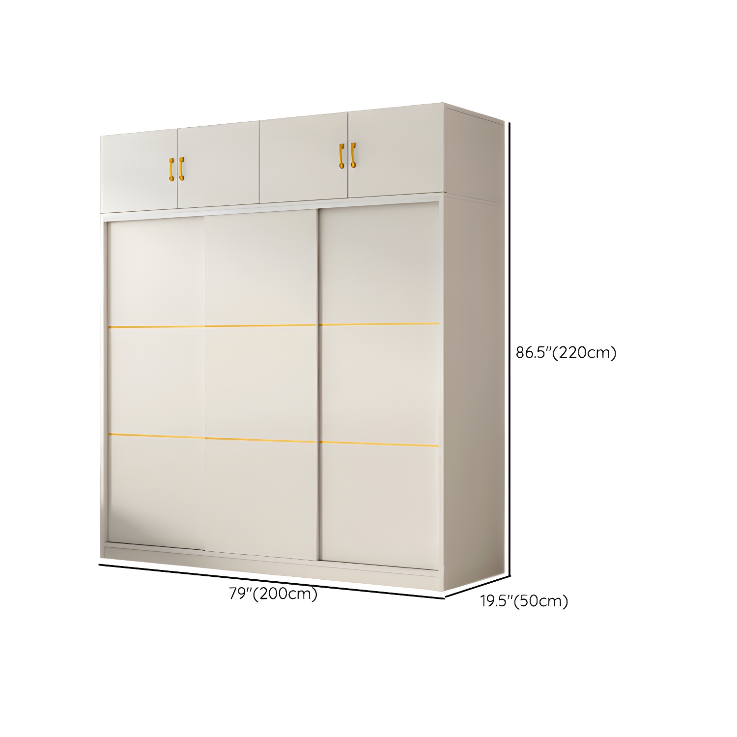 Spacious White Wardrobe Armoire with Shelves and Clothing Rod - Your Perfect Closet Solution - image 22