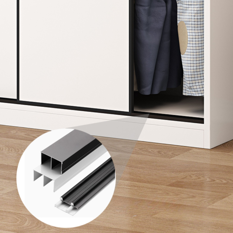 White Modish Manufactured Wood Independent Armoire Cabinet with Soft Close Drawer, Soft Close Door, and Interior Shelves - image 6