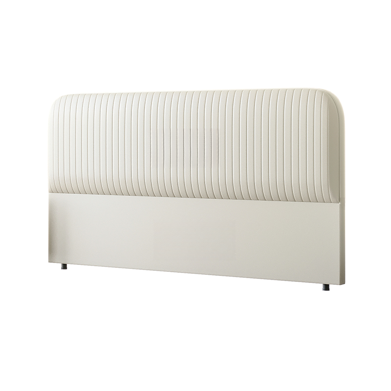 Simplistic Style Panel Headboard in Lumber with No Distressing, Rectangular Shape for Queen/Full/Twin XL Bed, Featuring Sponge Upholstery and Standard Height