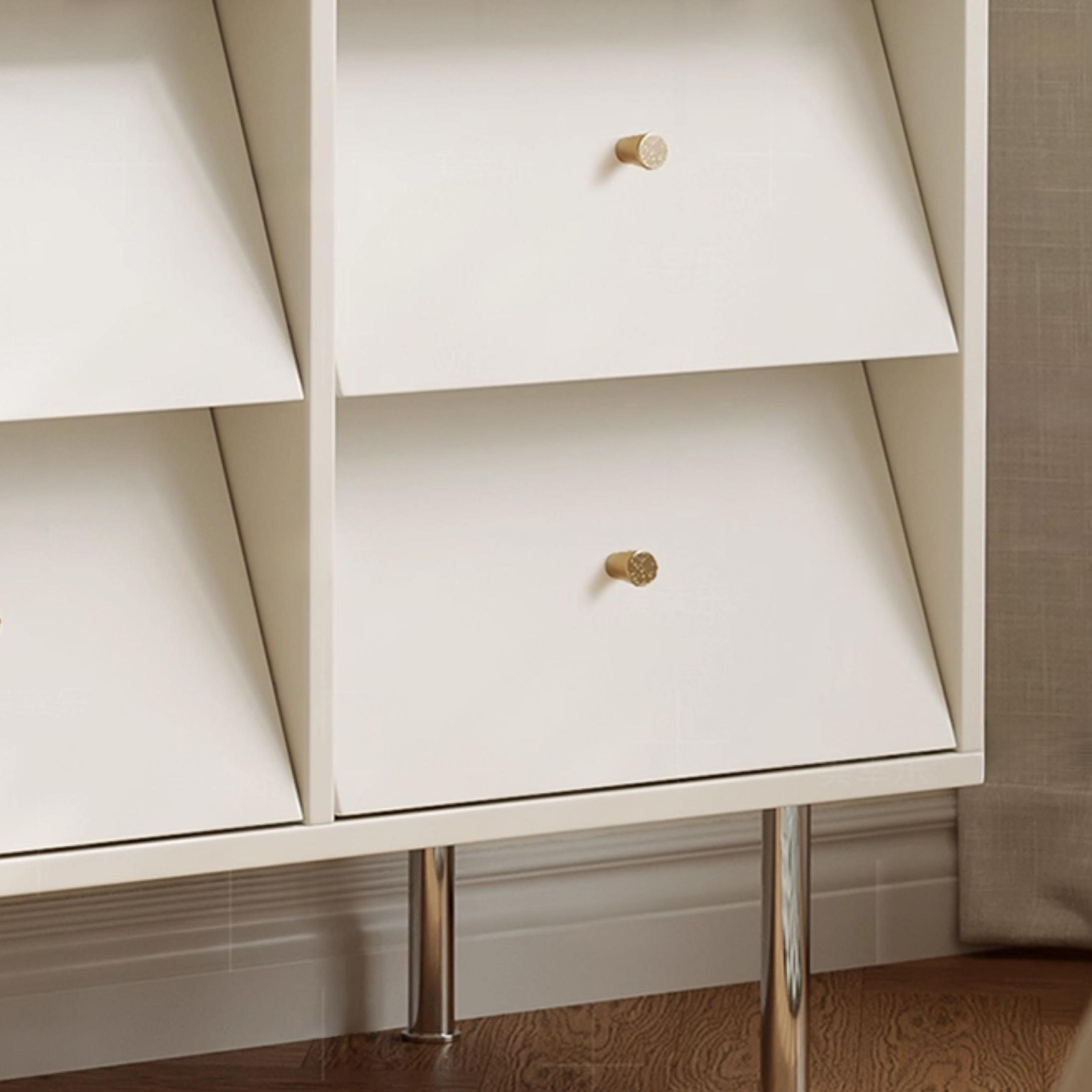 Chalk Casual Raw Wood Semainier for Sleeping Quarters with 9 Drawers/6 Drawers Horizontal/Vertical - image 7