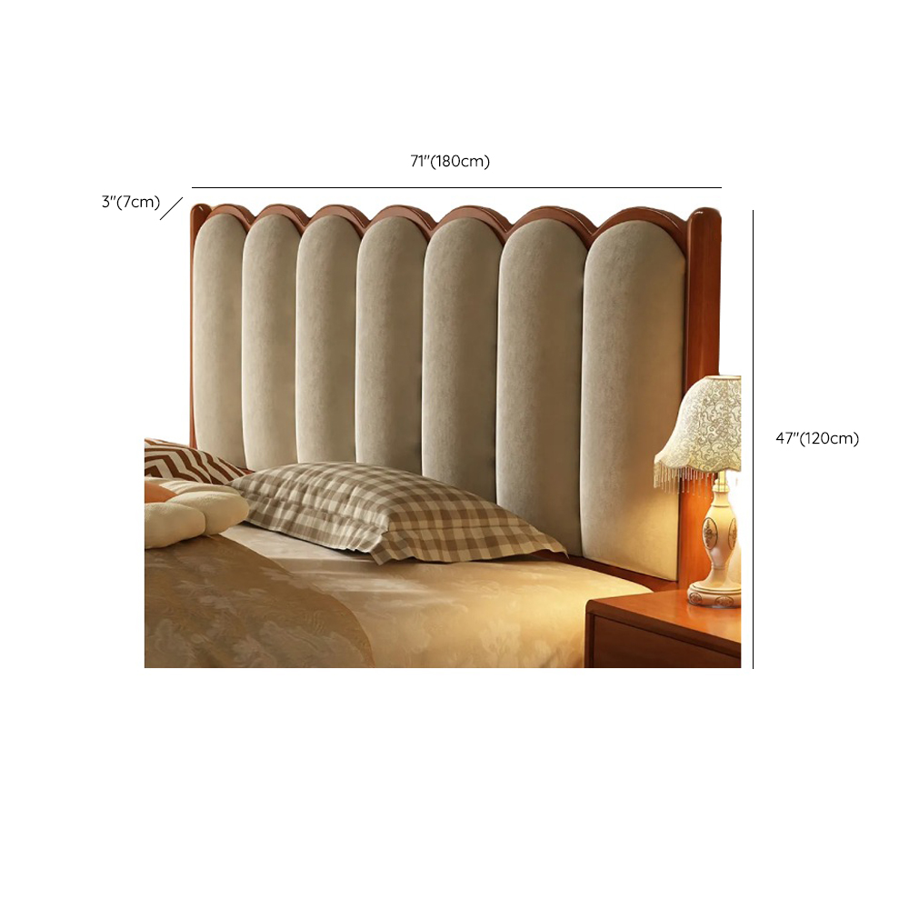 Contemporary Free-standing Standard Queen(60"W x 80"L)/Full(54"W x 75"L) Panel No Distressing With Legs in Wood and Sponge - image 16