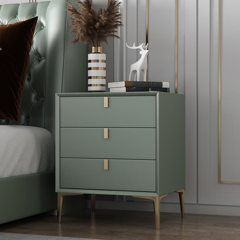 Modern Lumber Nightstand With Drawer Storage & Leg, 3 Drawers/2 Drawers - image 20