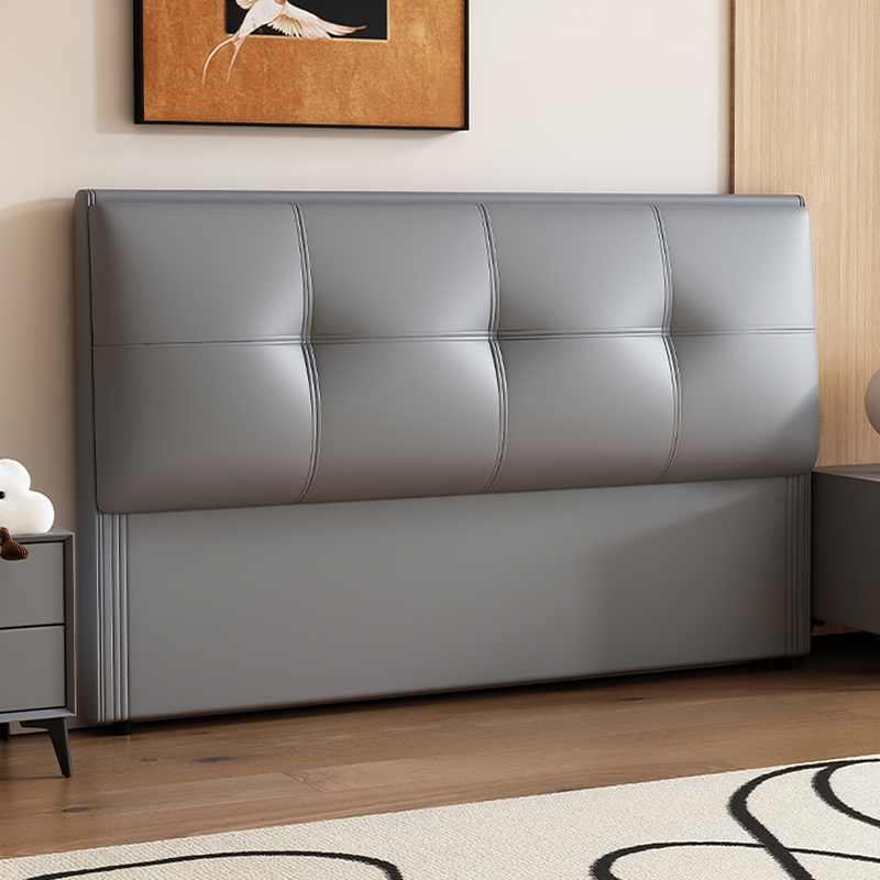 Simplistic Style Panel Headboard with No Distressing, Piled Tufted Rectangular Shape for King/Queen/Full Bed, Sponge Upholstery Fill, Standard Height - image 6