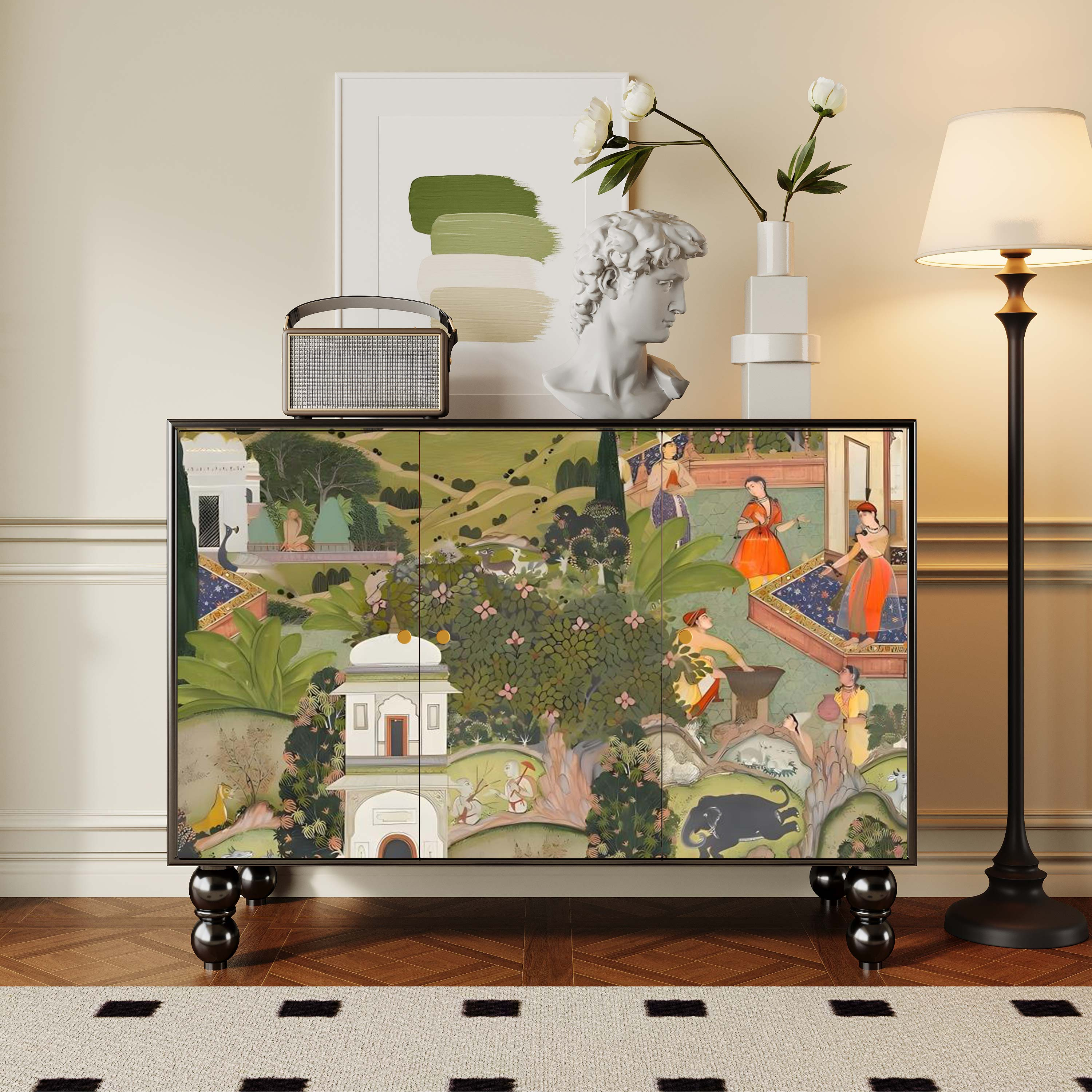 Parlor Detached Sideboard with Six Internal Shelves and Benchtop - image 18