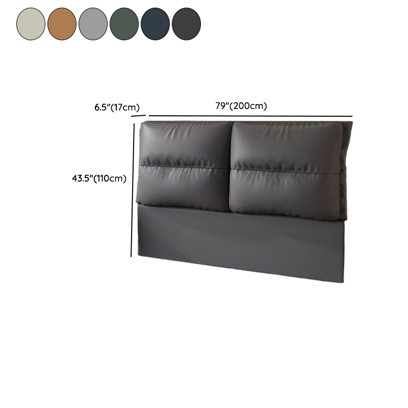 Trendy Panel Headboard in Laminate with No Distressing, Rectangle Shape for King/Queen/Full Bed, Featuring Sponge Upholstery and Standard Height - image 13