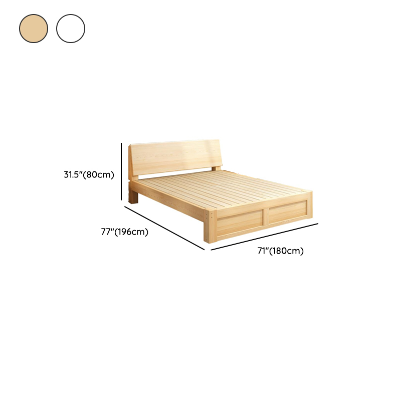 Casual Pine Wood Cabinet Bed/Pallet Bed Frame with 2 Drawers - image 25