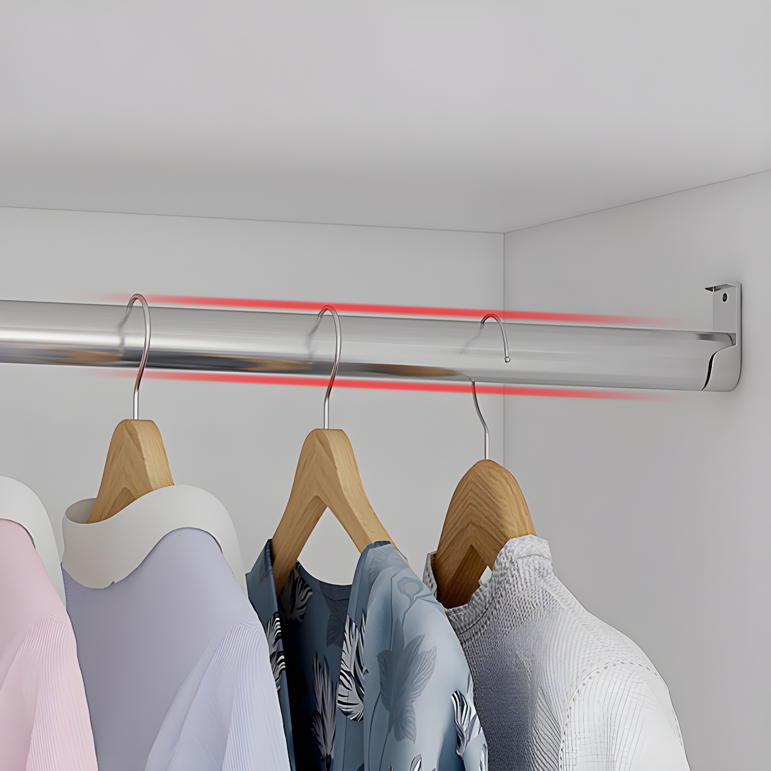 White Colour Wardrobe French Country Wooden Wardrobe Closet for Bedroom - image 6