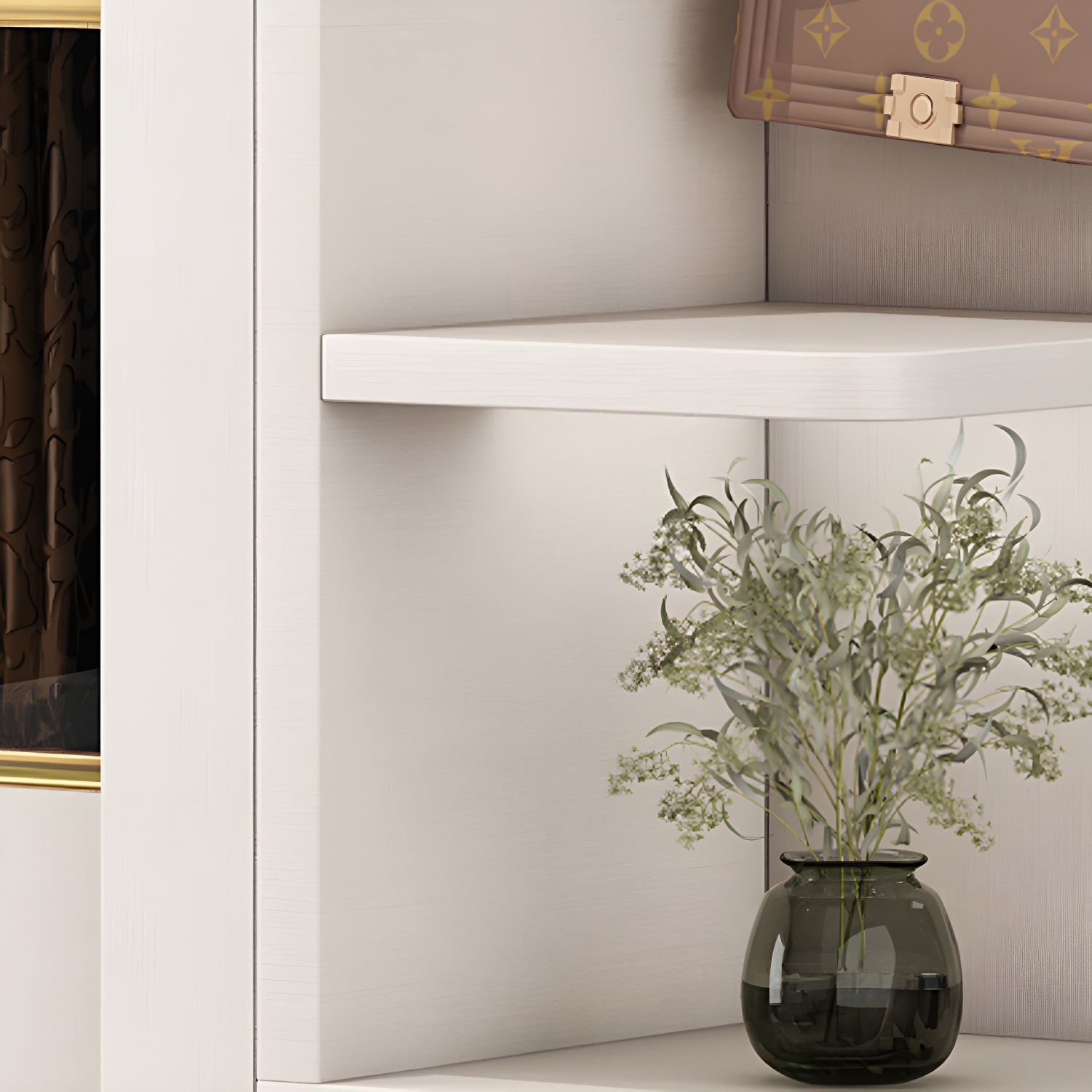 Modern Style Wardrobe Cabinet Glass Wardrobe Closet for Home - image 6