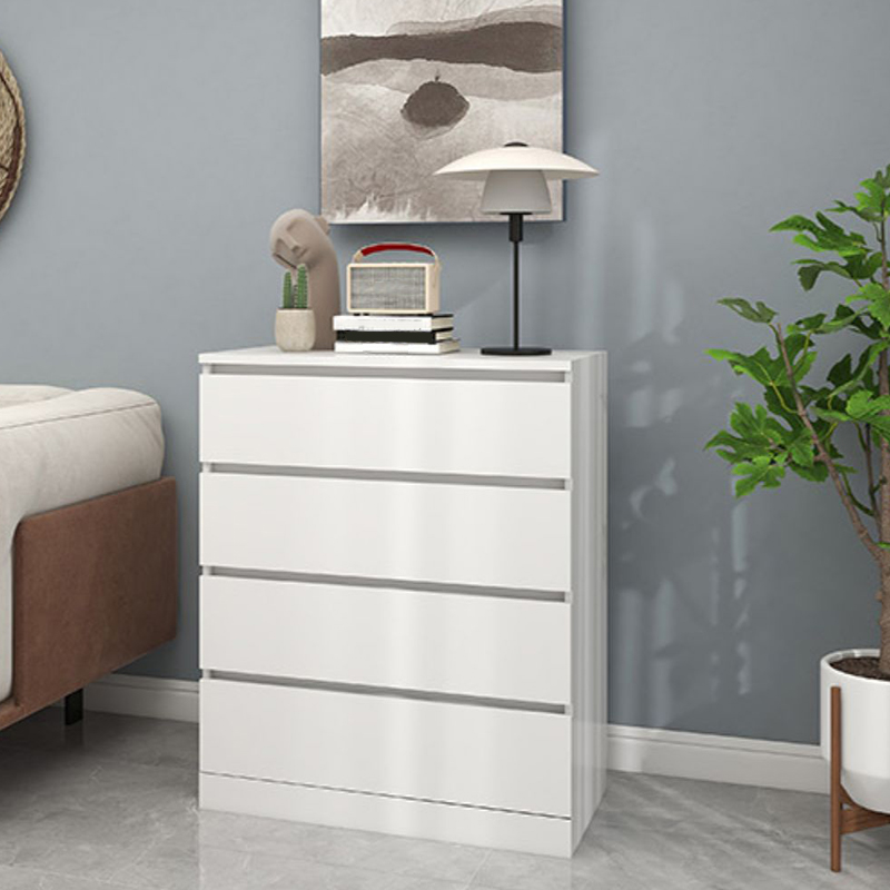 Contemporary Narrow Wood Dresser with Drawers for Living Room - image 8