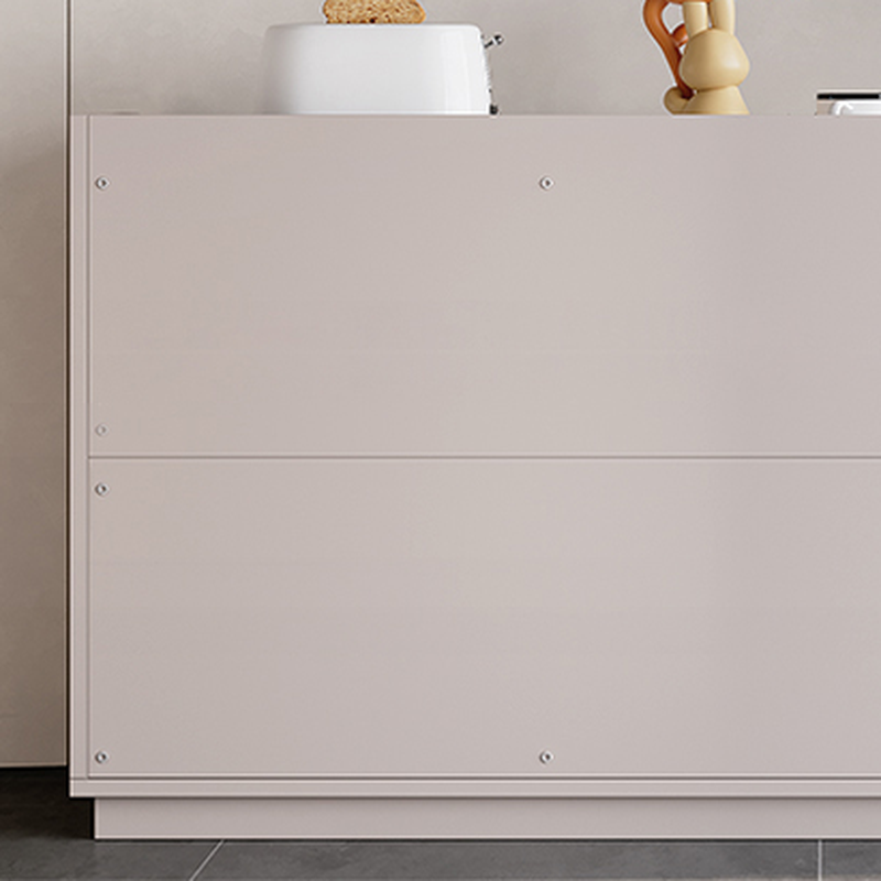 Simple Sideboard with 3 Drawers, Hutch Cabinets, Standard/Narrow/Wide Sizes, 1 Shelf, Sintered Stone Countertop, and 2/3/Single Doors - image 7
