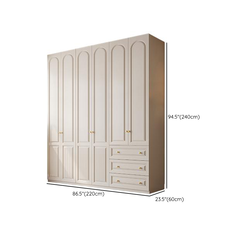 Minimalist Manufactured Wood Independent Almirah with Soft Close Drawer, Interior Shelves, and Clothing Rod - image 22