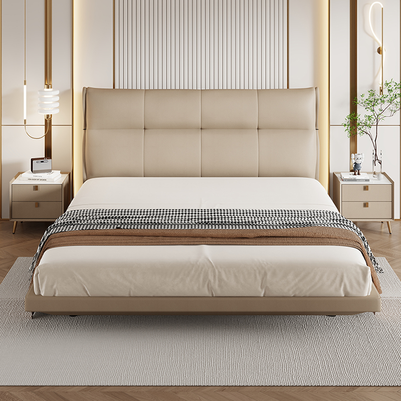 Art Deco Style Panel Headboard with No Distressing, Decorative-stitched Tufting, Rectangle Shape for Queen/Full/Twin XL Bed, Sponge Upholstery Fill, Standard Height - image 8